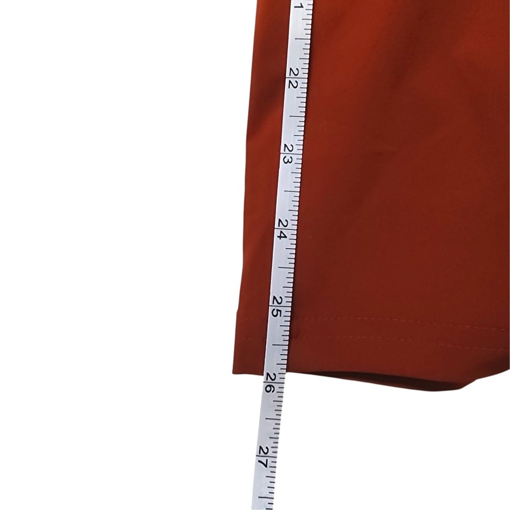 Under Armour Womens Wide Leg Athletic Pants Rust Orange Elastic Waist Small - Picture 10 of 10
